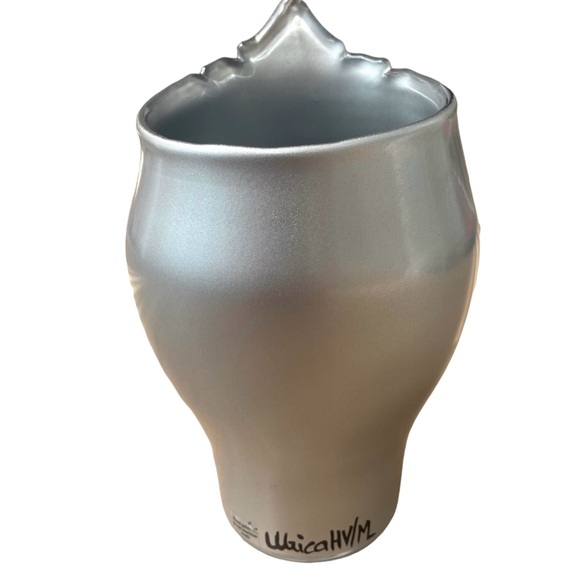 Kosta Boda Open minds Ulrica Hydman Vallien REAL - SILVER COLOR LIMITED ED Vase - Picture 5 of 6